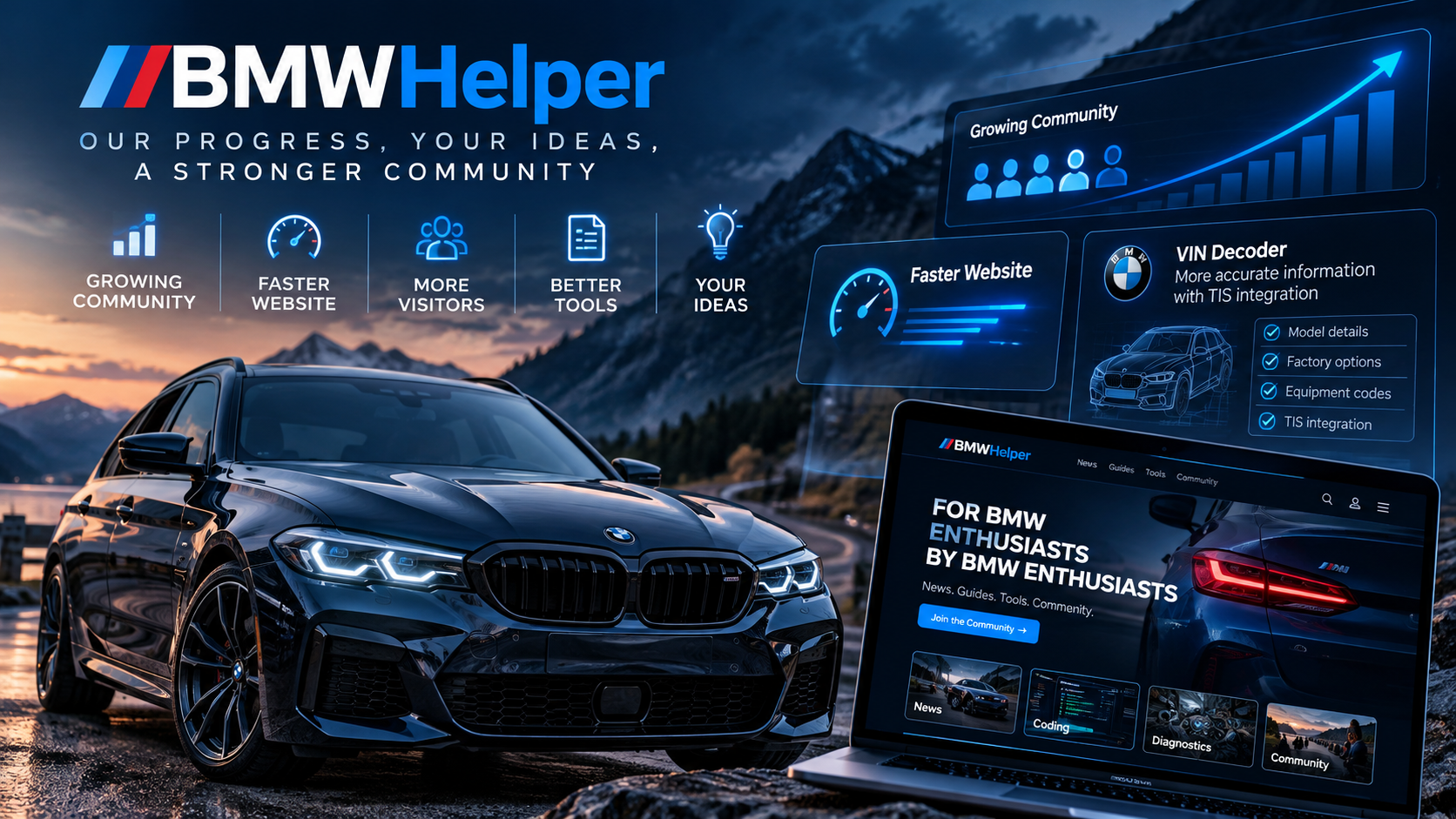 BMWHelper Keeps Growing: Our Progress, New Features, and Future Plans
