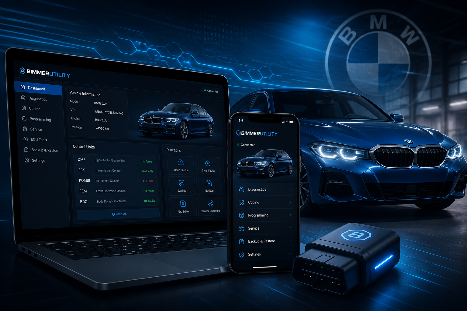 BimmerUtility – A Modern BMW Diagnostic and Coding Tool Worth Your Attention
