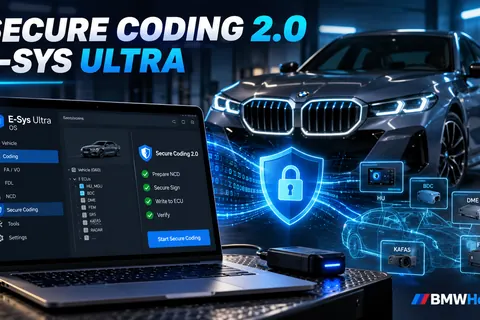 Secure Coding 2 Directly in E-Sys Ultra: A New Way to Code Modern BMWs